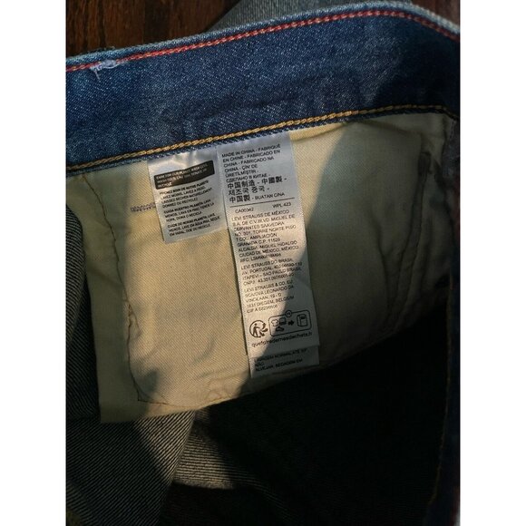 NWT Levi's x McLaren Racing 501 Jeans Mens Size 36x32 Vintage Dark Blue - Picture 6 of 9